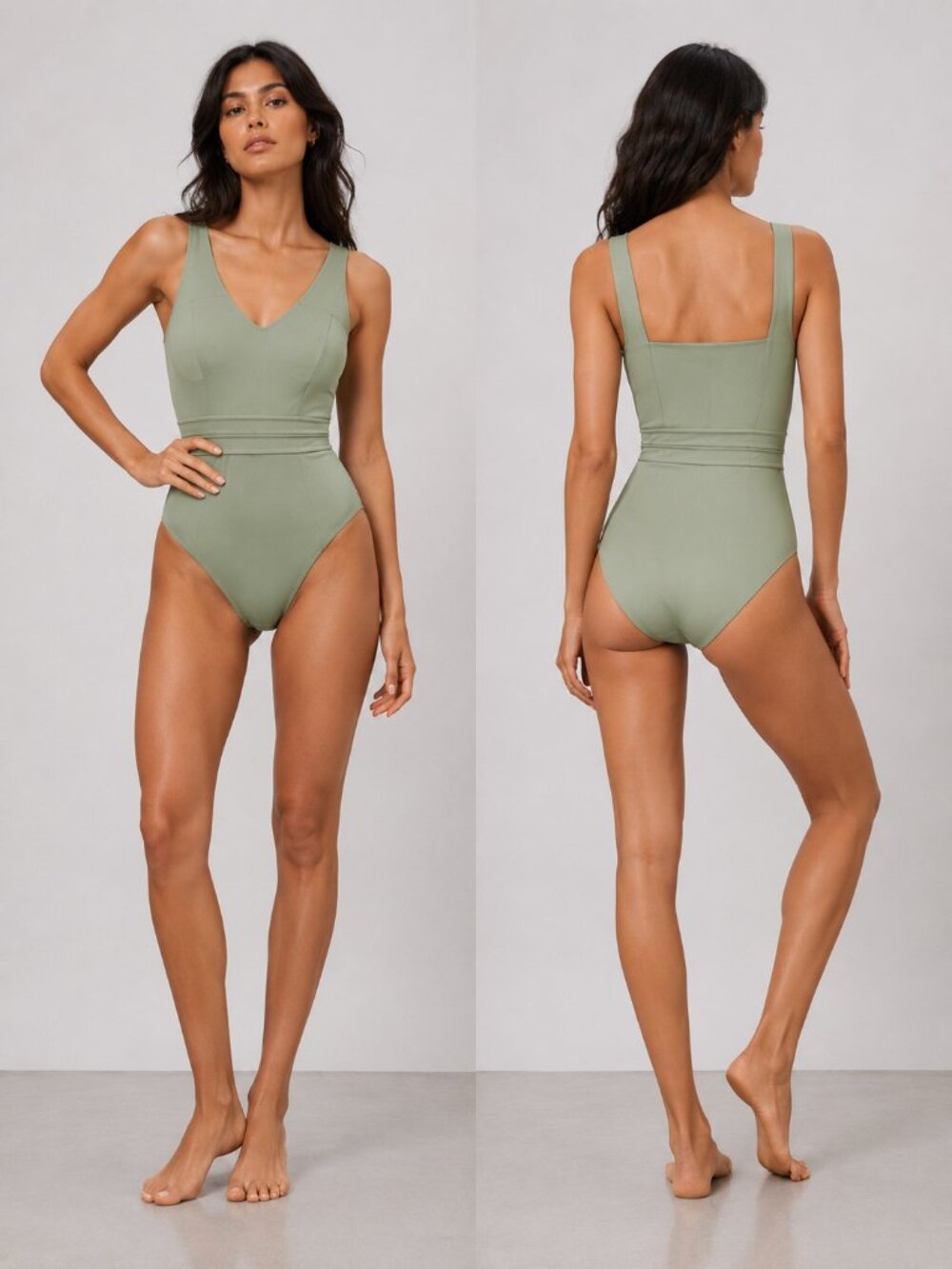 Buff Bunny Pleat The Fifth One Piece Swimsuit Size Small